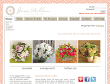 Tablet Screenshot of jwflowers.com